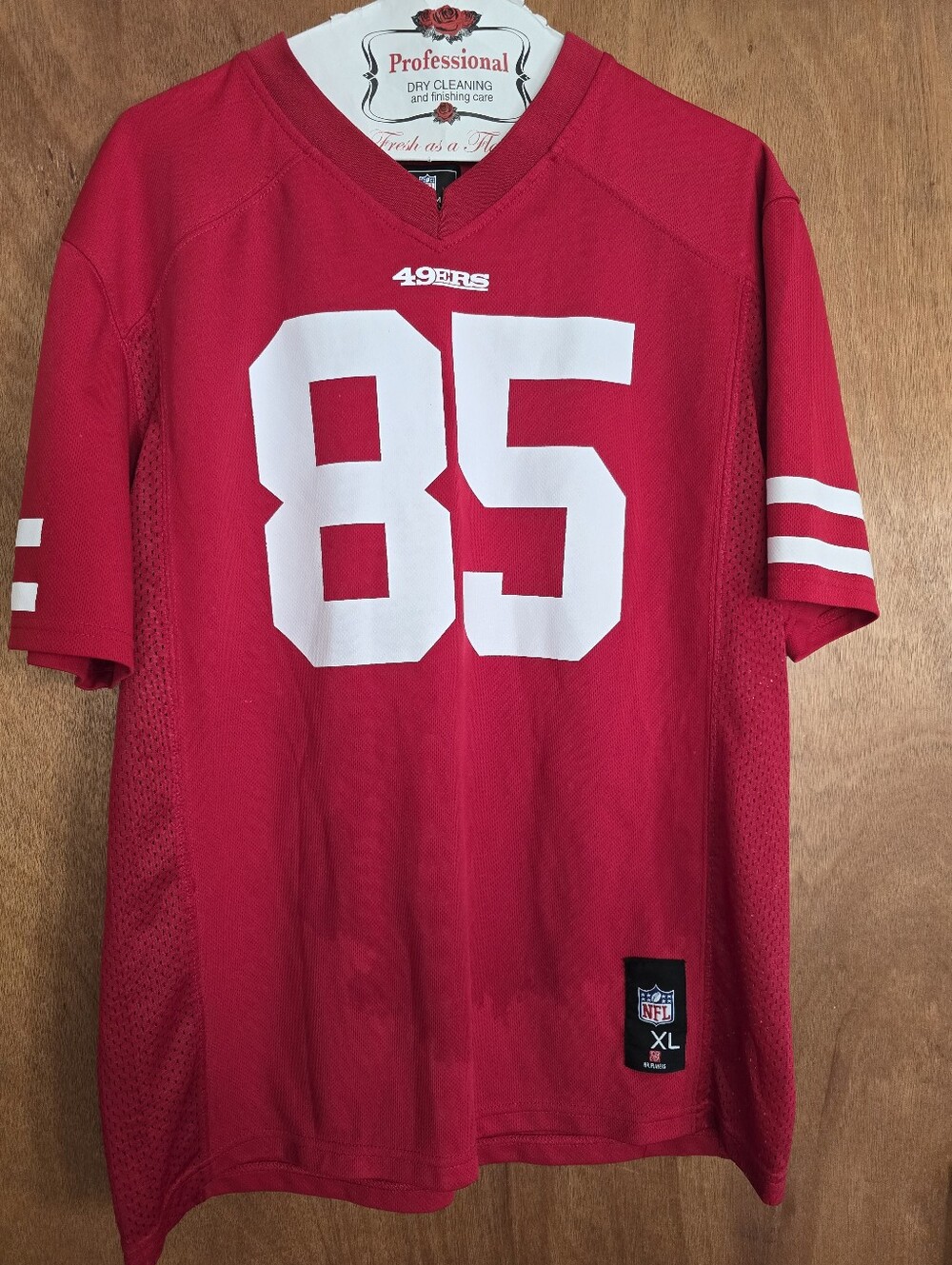 Kittle #85 San Francisco 49ers Youth XL NFL Team Apparel Jersey Shirt